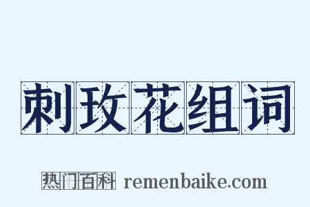 刺玫花组词是什么意思的图片